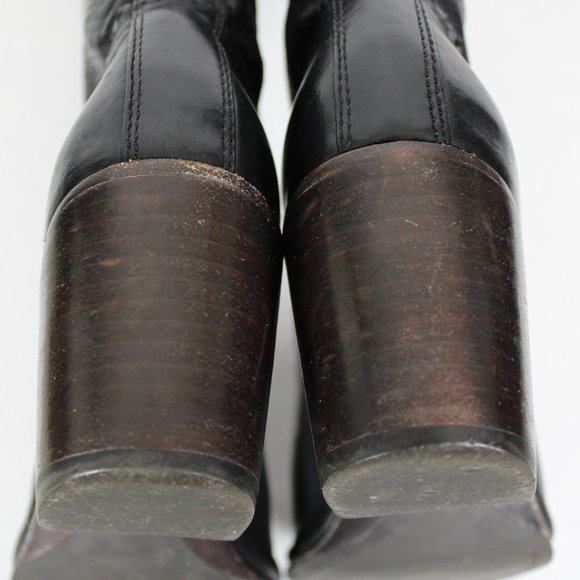 Frye LUCINDA PERF SLOUCH Black Tall Boots